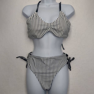 Cupshe Swimsuit 2-piece Bikini Bathing Suit Swimwear Womens 2X Reversible NWT